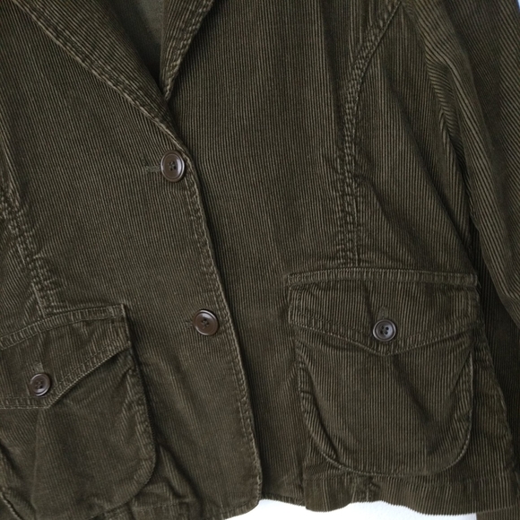 Tex by MaxAzria Corduroy Jacket Green XS/S? - Picture 4 of 7